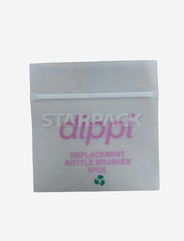 Vollst&auml;ndig biologisch abbaubarer selbstverschlie&szlig;ender Beutel