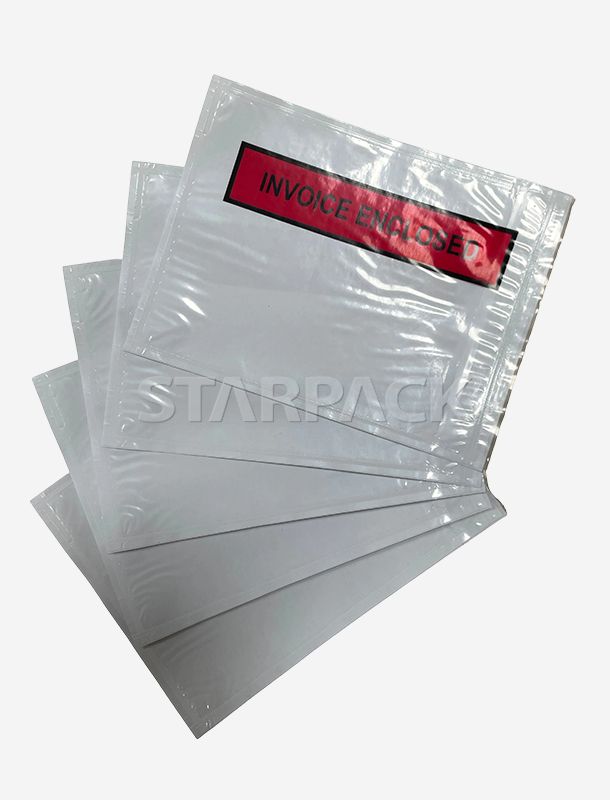 PE-Packlistenumschl&auml;ge auf einer Rolle (Frachtbrieftaschen)