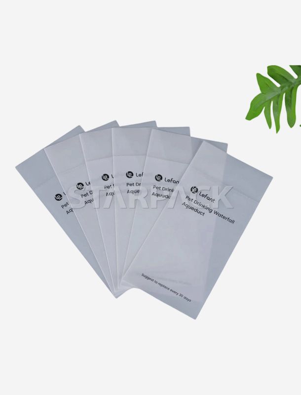 Vollst&auml;ndig biologisch abbaubarer Flachbeutel