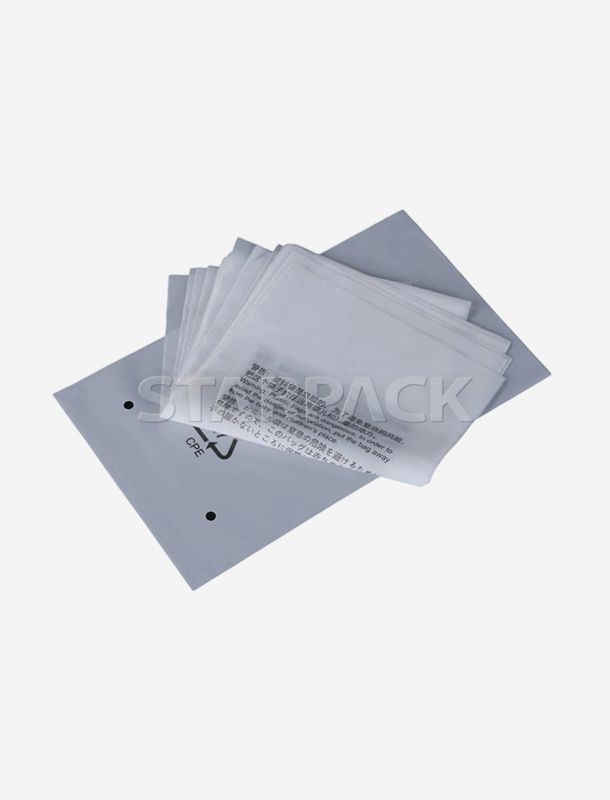 Vollst&auml;ndig biologisch abbaubarer Flachbeutel