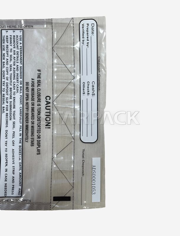 Manipulationssichere PE-Sicherheitstaschen (r&uuml;ckverfolgbar und robust) Hochleistungsschutz)