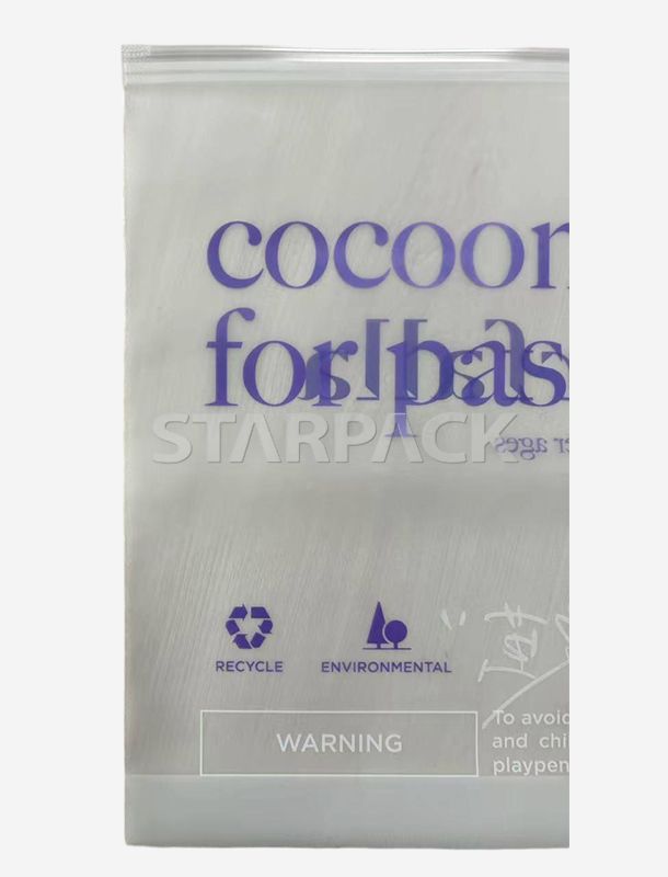 GRS-zertifizierte, durchsichtige PCR-Recyclingbeutel mit Rei&szlig;verschluss