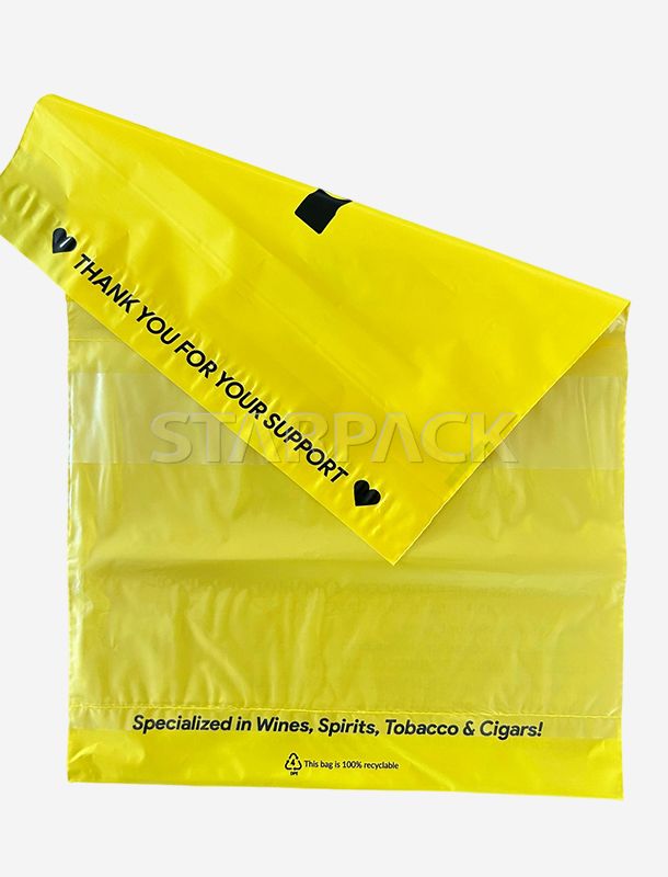 GRS-zertifizierte PCR-Versandtaschen aus recyceltem Poly