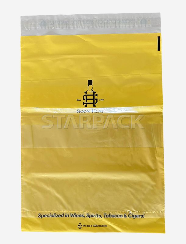 GRS-zertifizierte PCR-Versandtaschen aus recyceltem Poly