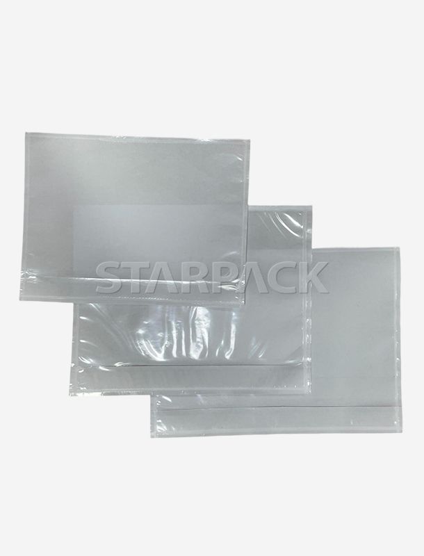 GRS-zertifizierte PCR-recycelte selbstklebende Polybeutel